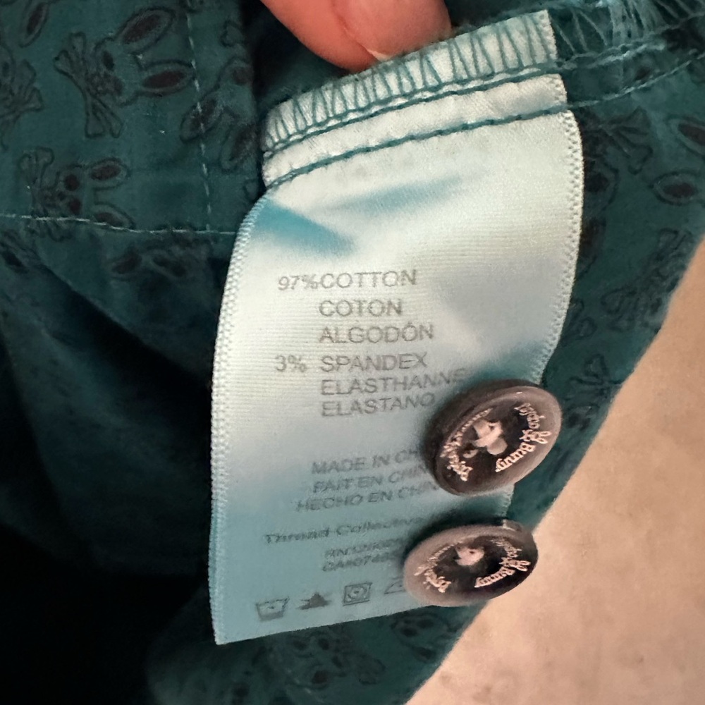 Psycho Bunny Teal Pant 34 - Picture 5 of 5